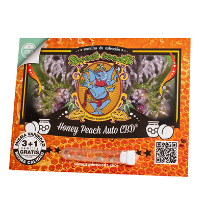 Honey Peach Auto CBD 3+1