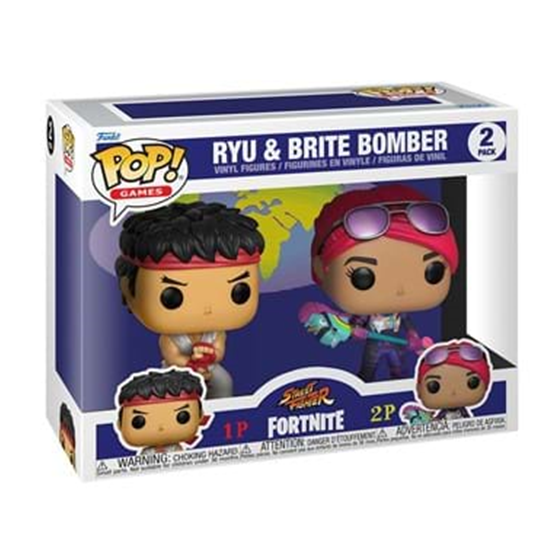 Funko Ryu & Brite Bomber - Pack 2 pj - Imagen 2