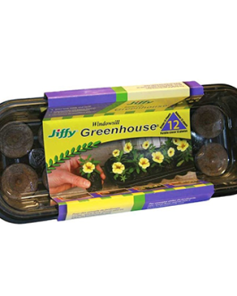 Micro invernadero con 12 Jiffy-7 turba (36 mm)