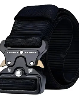 Cinturón Cobra Táctico Militar Negro
