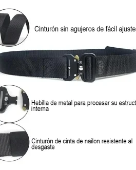 Cinturón Cobra Táctico Militar Negro