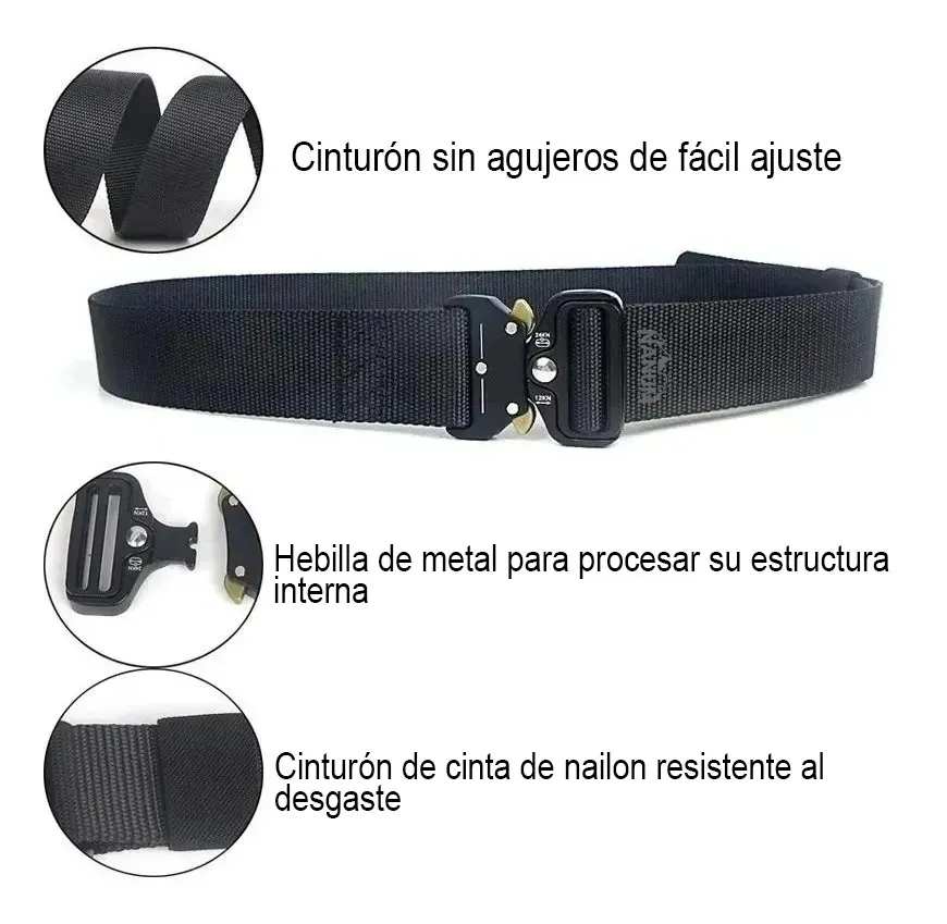 Cinturón Cobra Táctico Militar Ocre - Imagen 2