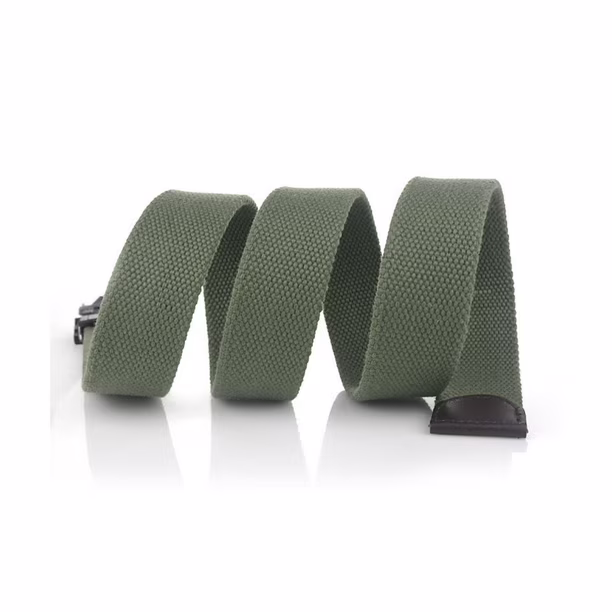 Cinturón Militar Ajustable Verde - Imagen 2