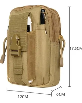 Pouch Tactico Ocre